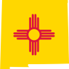 Flag-map_of_New_Mexico New Mexico Flag Map