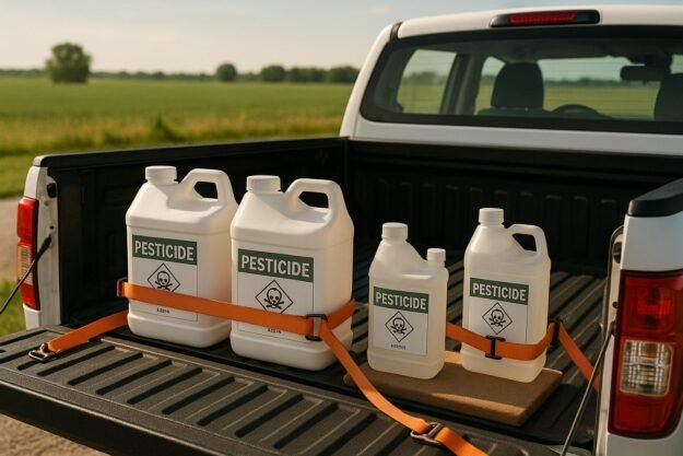 5 Tips for Preventing Pesticide Spills During Transport