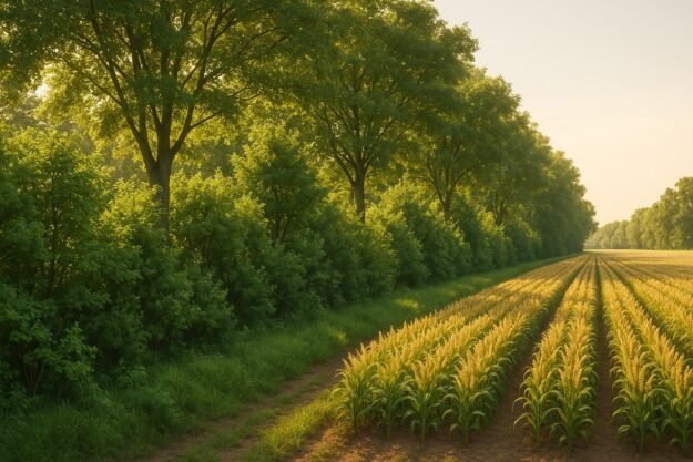 Vegetative Barriers for Pesticide Drift Control