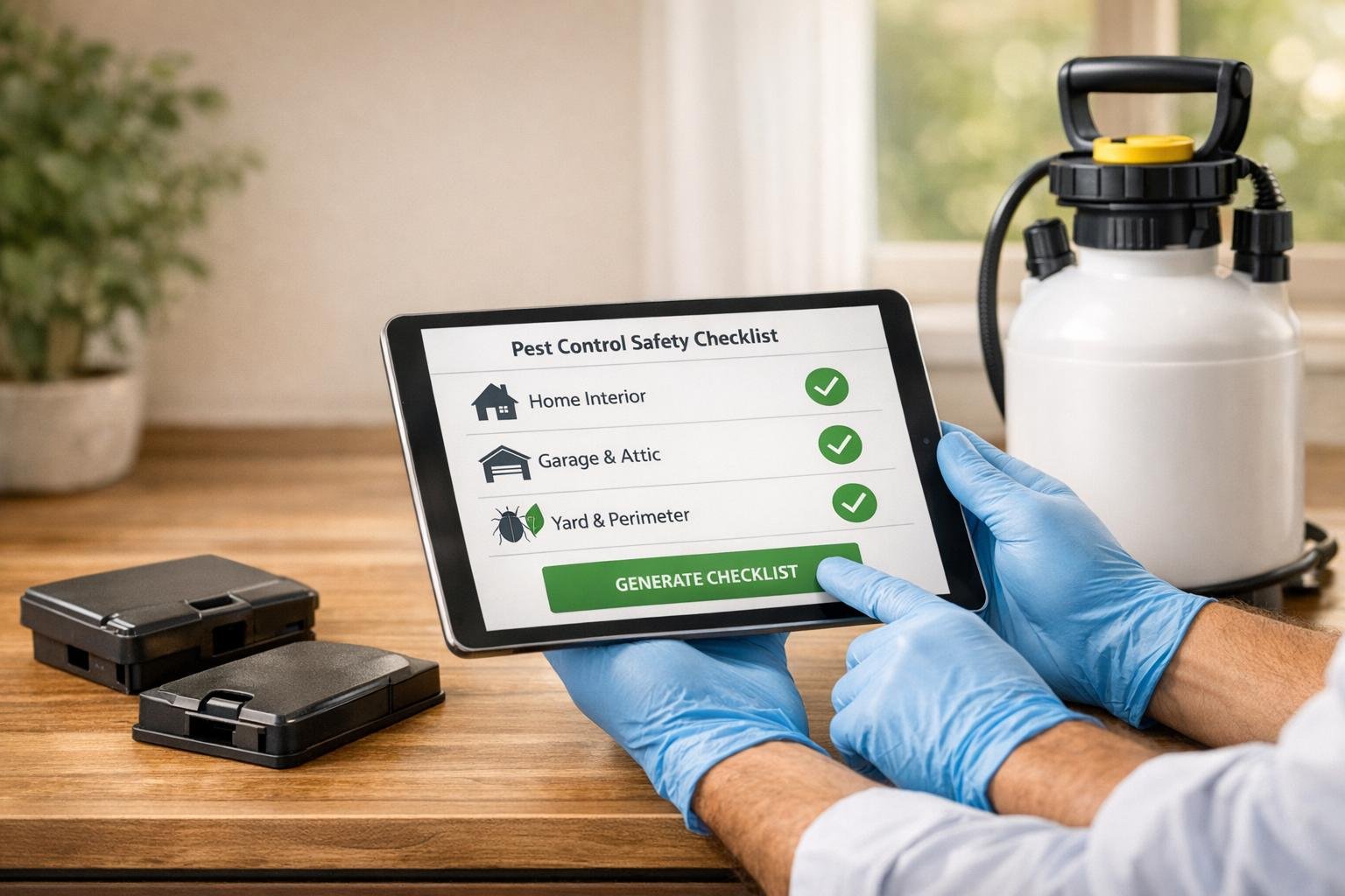 Pest Control Safety Checklist Generator Pest Control Safety Checklist Generator