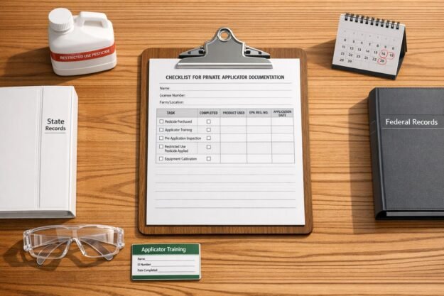 Checklist for Private Applicator Documentation